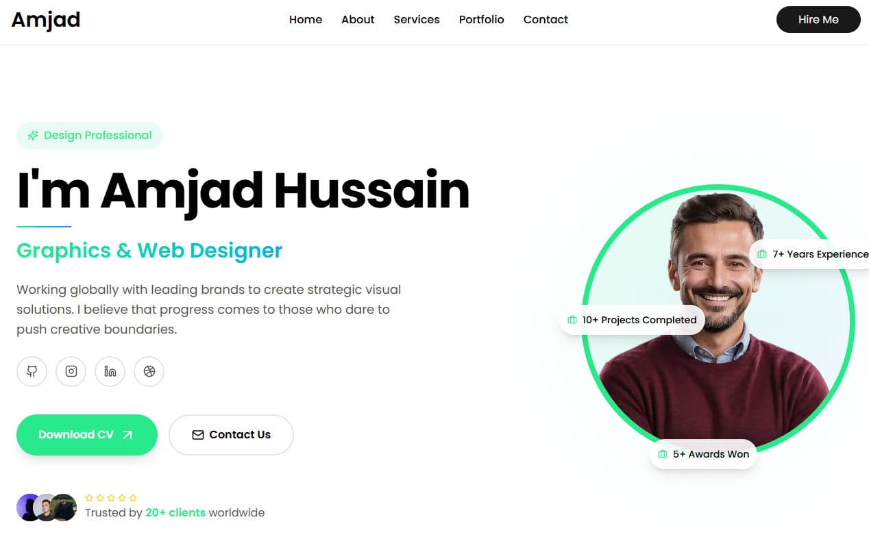 Portfolio Amjad Hussain